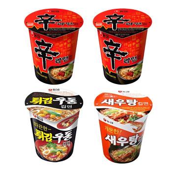 신라면컵 12개+ 튀김우동컵6개+새우탕컵6개 (총24개) (S50587928)