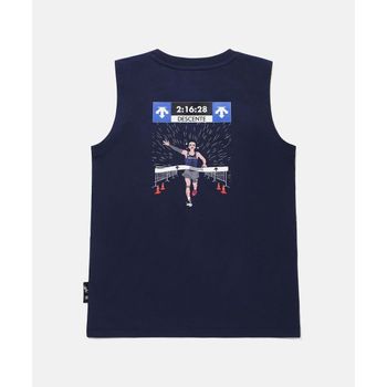 DESCENTE [DESCENTE X 김정윤 작가] 영애슬릿 슬리브리스 네이비(SQ22JEST52) 3120230