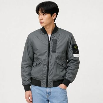 271008 STONE ISLAND 40525 Skin Touch Nylon-TC with Primaloft®-TC Bomber Jacket (801540525