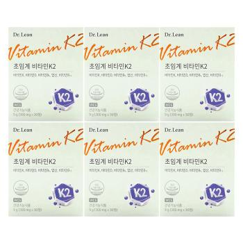 닥터린 초임계 비타민K2 300mg x 30정 x 6박스 (S17681079)