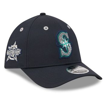 [해외] 뉴에라 시애틀 매리너스 2026 MLB 올스타 게임 워크아웃 39THIRTY M-Crown 플렉스 햇 모자 - 네