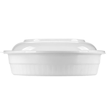 [DS] DS-320 갈비찜 해물찜 고강도 원형 찜용기+뚜껑 / 대 / 100세트