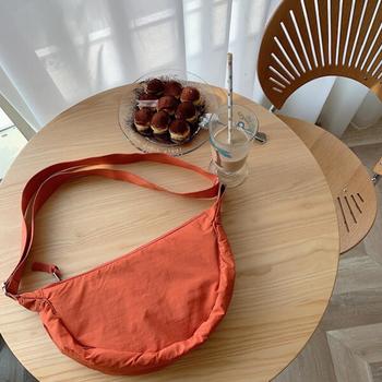 아트박스/루즈루나 누리나 여성 미니 반달 가벼운 숄더 크로스백 슬링백