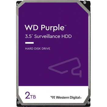 [해외] Western Digital WD Purple HDD 2TB CMR 3.5 SATA 64MB WD23PURZ-EC 웨스턴 디지털 내장 하드