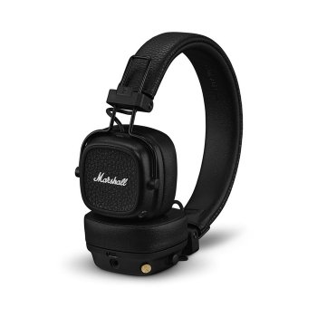 [해외] 마샬 무선 온이어 헤드폰 Major V 블랙 Bluetooth 100시간 연속 재생 Qi 충