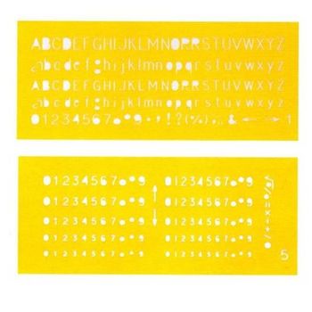 템플렛 K-11700 영문6매조세트 135x57mm GWM 줄자 콤파스 자 콤퍼스 스틸자