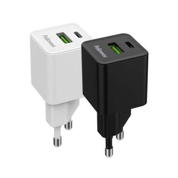 (펠로우즈) 338NUI95 30W 2포트 QC 3.0 고속 충전기 화이트 CRC80008/C타입 A타입 갑(6개입)