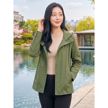 그린 간절기 후드 탈부착 점퍼 OHCSJP202_P385620855