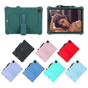 [수나르]아이패드9세대 10.2인치 A2604 스타 파스텔컬러 펜슬롯 스트랩 스탠드 실리콘 태블릿 케이스