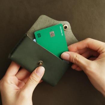 에치펠레 가죽 홀스냅 명함지갑 네이처/카드지갑 (6537841)