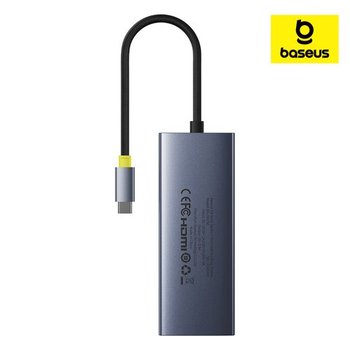[1+1] 베이스어스 USB 허브 C타입 멀티 허브 원터치 스마트 미러링 7포트 울트라조이 시리즈