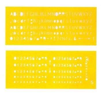 OPM 코링 템플렛 K-11700 영문6매조세트/135x57mm 1개