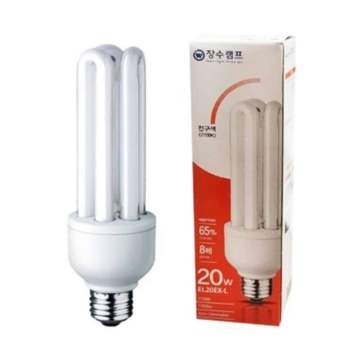 펜던트전구 WD03TA08 조명램프 형광램프 20W 전구색