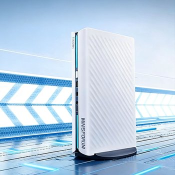 [해외] MINISFORUM AtomMan G1 Pro 게이밍 미니 PC AMD 라이젠 9 8945HX 지포스 RTX 5060 데스크톱