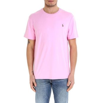 로고 자수 크루넥 티셔츠 710740727 010 TP934967662 128857272