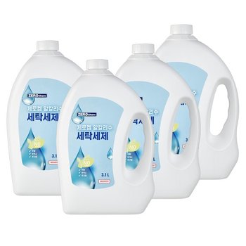제로켐 알칼리 세탁세제 3.1L x4개 쉰내제거 살균세탁 ph11.8