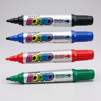 보드마카 286KIB42 일반 보드용 x 3p 기본 마카 화이트보드 팬 사무용품 확원 학교