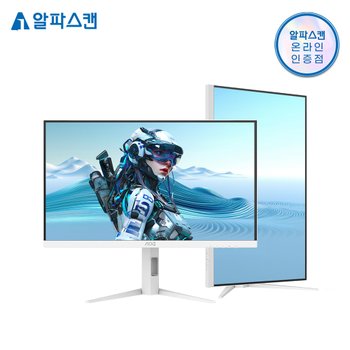 알파스캔 AOC Q27G4SL 27인치 320Hz QHD IPS 원형편광 아이케어 HDR 400 무결점 게이밍 모니터
