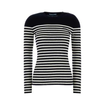 [해외] 프라다 P24Z2QSOOO19IH F022X Embroidered wool sweater