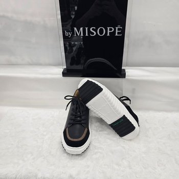 By 여성 투톤 블록 스니커즈 612HH430HS001 BLACK 4_JJ
