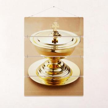 아트박스/꾸밈 nm448-멀티아크릴액자_황금빛성찬기(4단대형)