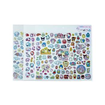 산리오 814ANL45 홀로그램 씰 스티커 100P (키티 시나롤 귀여운 캐릭터즈 다꾸 노트북 핸드폰 꾸