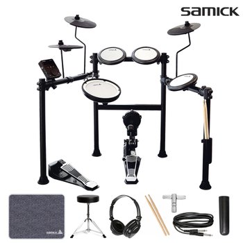 삼익 전자드럼 SD100 올메쉬 풀패키지 세트 견고한프레임 킥타워페달