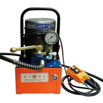 UDT 유압식전동펌프 UMP-1/2M 5019164 반자동 0.5마력 단상 220V 램50톤-150mm까지 파이프밴더