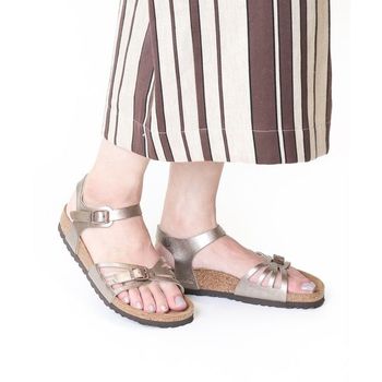 [해외] 우먼 버켄스탁 발리 그레이스 풀 샌들 샌달 - 그레이쉬 베이지 11050464