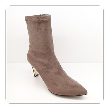 미셸 by 여성 포인티드 토 8cm 삭스부츠 브라운 118517 LEE76248