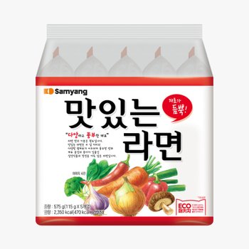 맛있는 라면 115g*5입