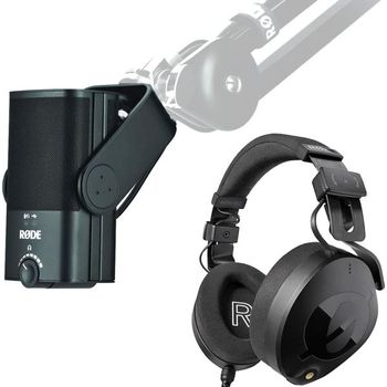 [해외] 독일 로데 마이크 방송용 Rode NT-USB Mini Condenser Microphone NTH-100 Studio Headphones Ke