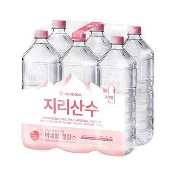 아워홈 지리산수 2Lx24개  무라벨 생수 샘물