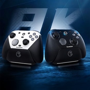 [해외] 게임써 GAMESIR G7 Pro 8K 천왕성 무선 게임패드 컨트롤러 듀얼커버 버전 (블루+화이트)