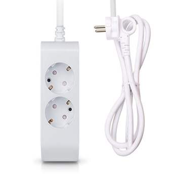 안전한 멀티탭 2구 전원선 10M 굵은코드 멀티코드 콘센트 전기연장선