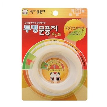 ( )열박사 투명문풍지 32mmx3.8M 넓은틈용 실내 가정용 방풍 겨울 보온 방한