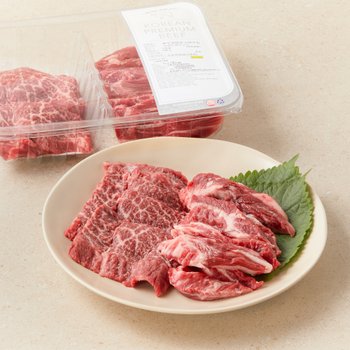 [냉장] 한우 2등급 갈비살 모둠구이 240g