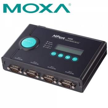 MOXA 163KQS50 4포트 RS232/422/485 디바이스 서버 NPort 5450