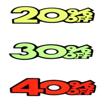 에누리 쇼카드6P 매장꾸미기 행사표지판 pop쇼카드