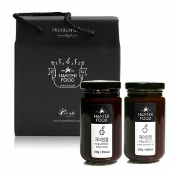 무설탕 수제잼 4호세트 (250g 2ea) 선물세트 명절 추석 설날 답례품 추석선물세트 추석선물