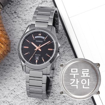 무료각인 카시오 MTP-1370D-1A2 정장 남자메탈시계 d