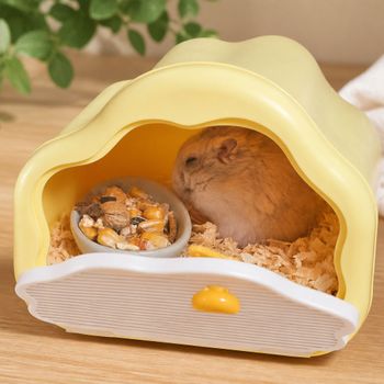 햄스터 구름 모양 관찰 하우스 투명 은신처 집 소동물 용품