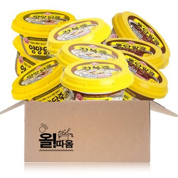 오뚜기 용기죽 영양닭죽+전복죽+통단팥죽 각 3개씩