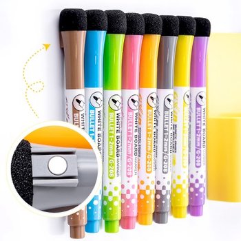 자석 지우개 보드마카 8색 세트