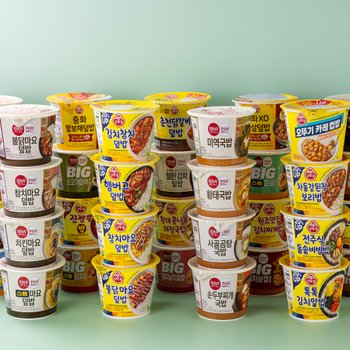 CJ햇반컵반 오뚜기 프리미엄 컵밥 베스트 모음전 (공화춘/고추참치/순후추순대국밥 등)