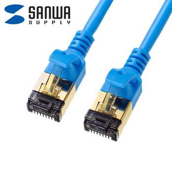 CAT.8 PY27SV99 SSTP Ultra Slim 랜 케이블 1m KB-T8SL-01BL