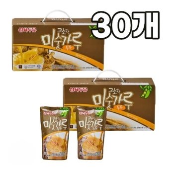 삼육두유 고소한 미숫가루 두유 파우치 190ml x 30입 아이들간식/J