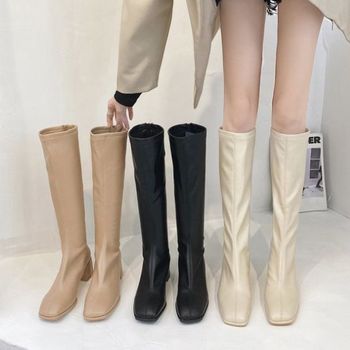 앵클부츠 LG18LJ40 캐주얼롱부츠 기모안감 따뜻한신발