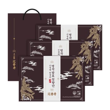 신정애 명작 발효 침향단 60환 x 3박스 + 쇼핑백