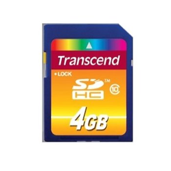 트랜센드 SDHC CLASS10 4GB, 정품 /메모리/리더기